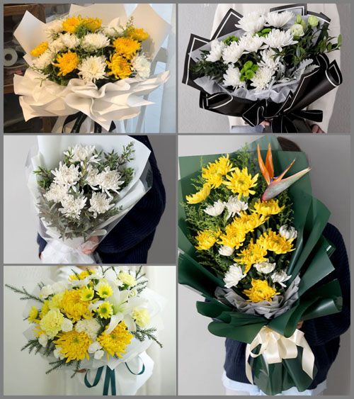广东江门市台山市斗山镇莲洲村白事花束代送